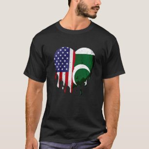 Camiseta Patrimônio Paquistanês Americano Mês Paquistanês B