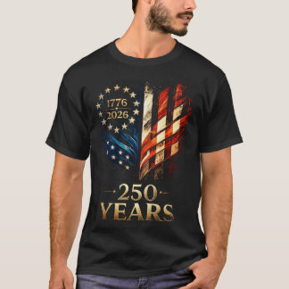 Camiseta Patrimônio Patriótico de 250 Anos