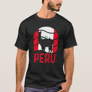Camiseta Patrimônio Raiz Peruana Bandeira Nacional do Peru 