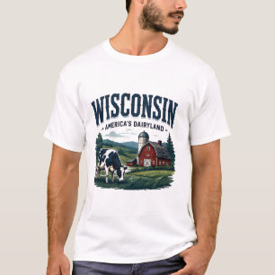 Camiseta Patrimônio Rural de Wisconsin