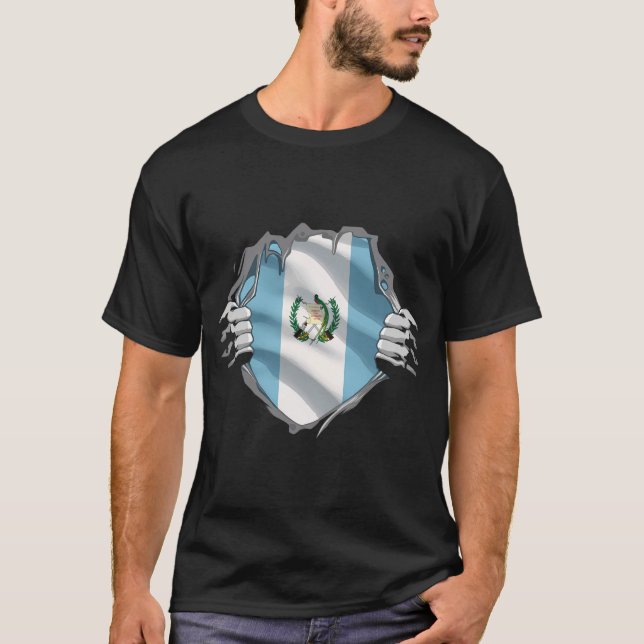Camiseta Patrimônio Super guatemalteco: Guatemala Roots Fla (Frente)