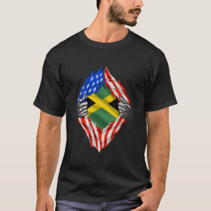 Camiseta Patrimônio Super Jamaicano Orgulhoso Jamaica Roota