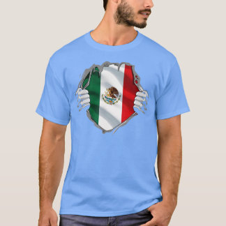Camiseta Patrimônio Super Mexicano Ortoado Bandeira do Méxi