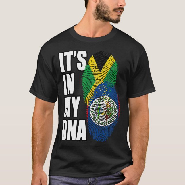 Camiseta Patrimônio T-Shir Da Herança Do DNA Mix Beliziano  (Frente)
