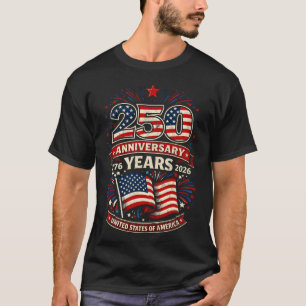 Camiseta Pátrio 1776 Nós, o Povo Bandeira Americana 250