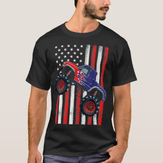 Camiseta Patrio, 4 De Julho, Monstro Americano De Bandeiras