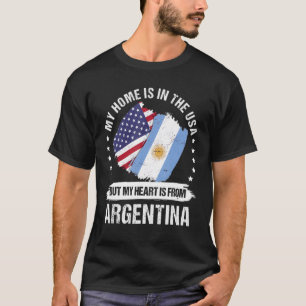 Camiseta Patriot Argentino Americano Flag Americano Argenti