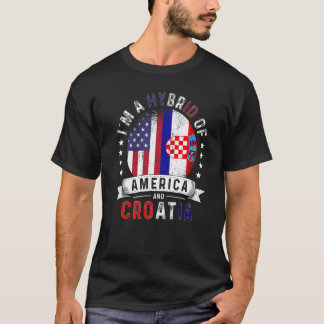 Camiseta Patriot Croácia Patriot American Flag American Cro