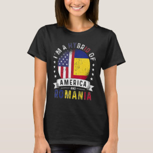 Camiseta Patriot dos EUA Romênia Bandeira Americana Cultivo