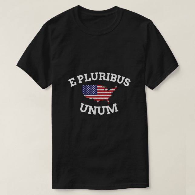 Camiseta Patriot E Pluribus Unum Estados Unidos468 (Frente do Design)