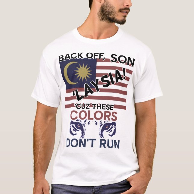 CAMISETA PATRIOT FLAG VERMELHO BRANCO E AZUL (Frente)
