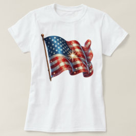 Camiseta Patriot Gingham Art