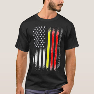Camiseta Patriot Grown Country USA Flags Rua Alemã American