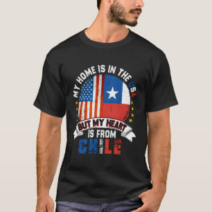 Camiseta Patriot Heart Chileno Americano É Da Bandeira Do C