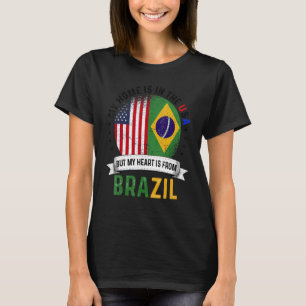 Camiseta Patriot Heart do Brasil Americano é do Brasil Fl