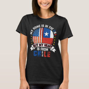 Camiseta Patriot Heart do Chile é da bandeira do Chile