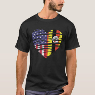 Camiseta Patriot Heritage M do Coração Americano Crescente 