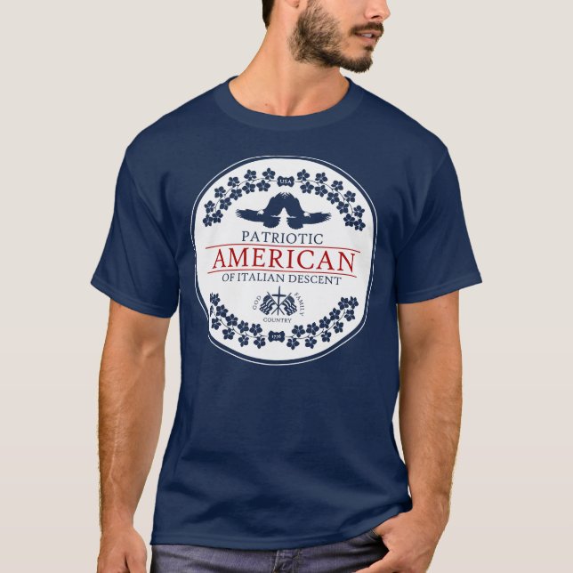 Camiseta PATRIOT Italiano Americano (Frente)