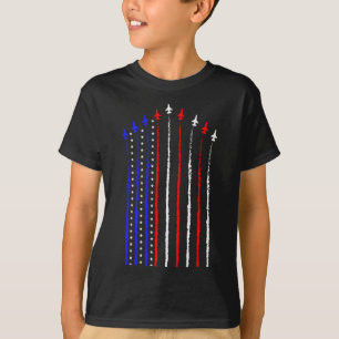 Camiseta Patriot Julho 4º Voo Jets Avião Usa Flag Ki