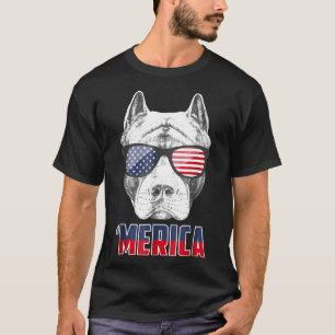 Camiseta Patriot Pit Bull Merica For Women Men