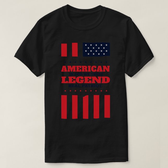 Camiseta Patriot Real Americano (Frente do Design)