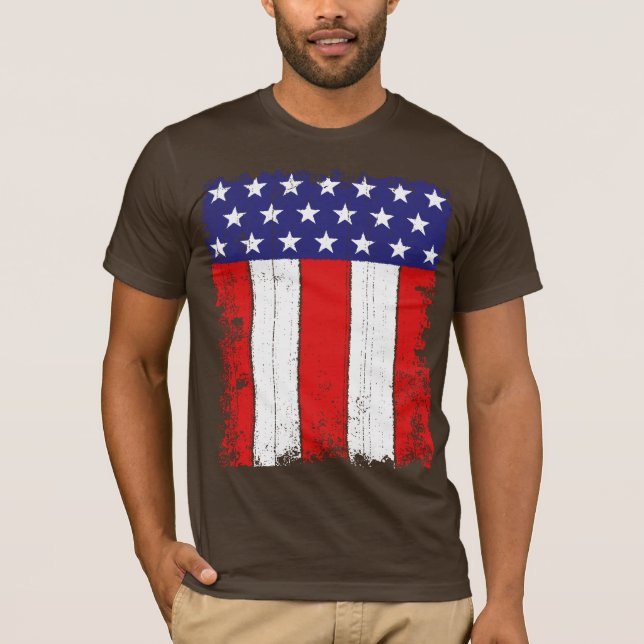 Camiseta Patriota americano (Frente)