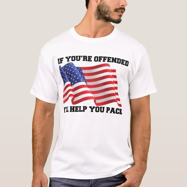 Camiseta Patriota Americano (Frente)