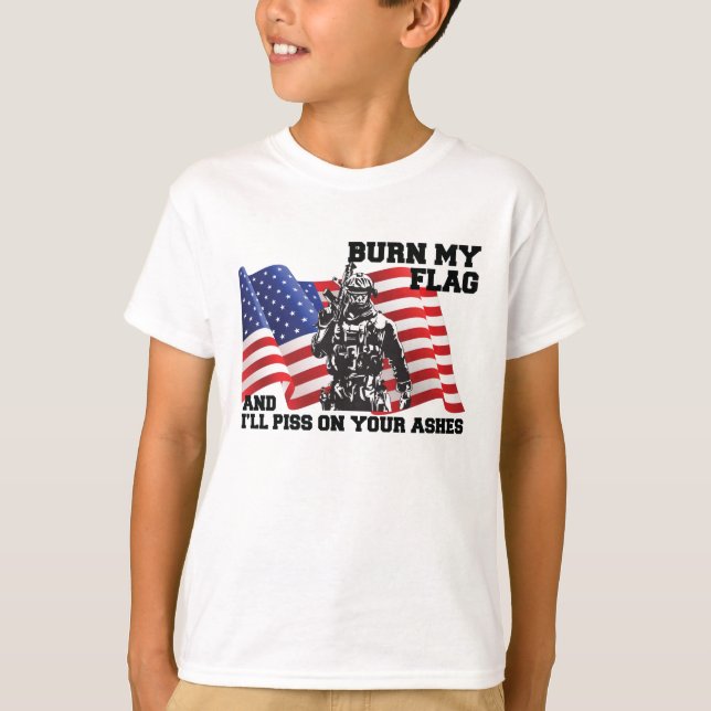 Camiseta Patriota Americano (Frente)