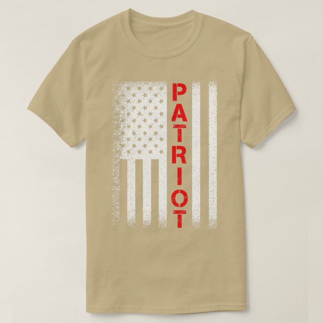 Camiseta Patriota Americano (Frente do Design)