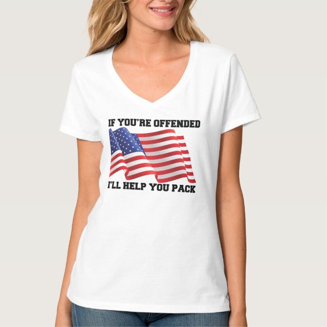 Camiseta Patriota Americano (Frente)