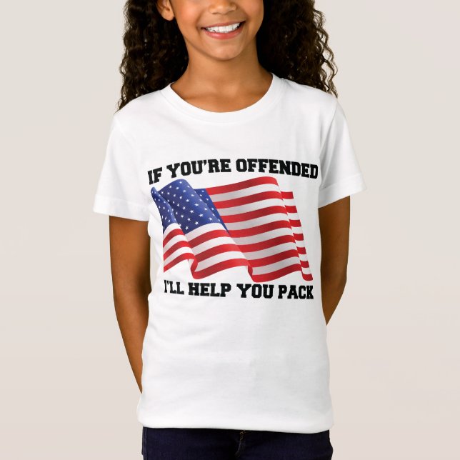 Camiseta Patriota Americano (Frente)