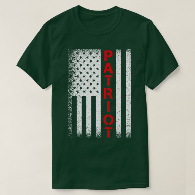Camiseta Patriota Americano (3) (Frente do Design)