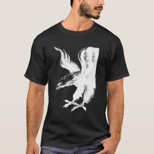 Camiseta Patriota Americano - Águia Negra