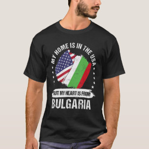 Camiseta Patriota Americano Bulgária Bandeira Americana Búl