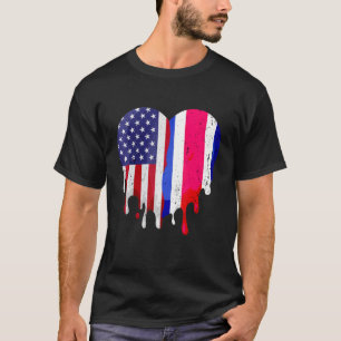Camiseta Patriota Americano Costarriquenho País Crescido De