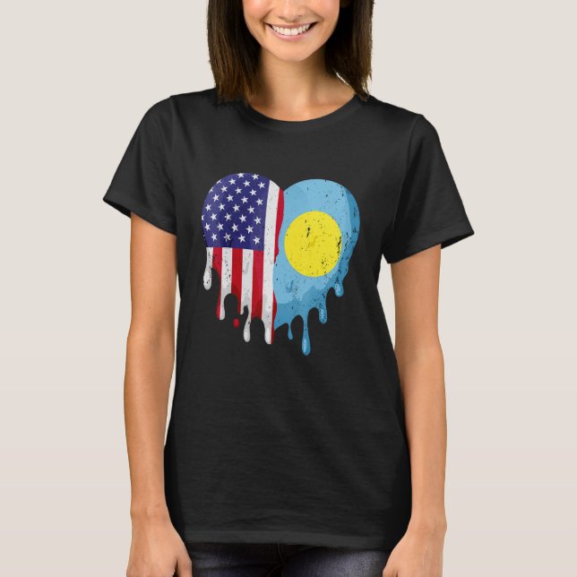 Camiseta Patriota Americano do Palauão Cultivou País Derret (Frente)