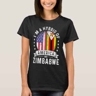 Camiseta Patriota Americano do Zimbábue Cultivou o Humor da