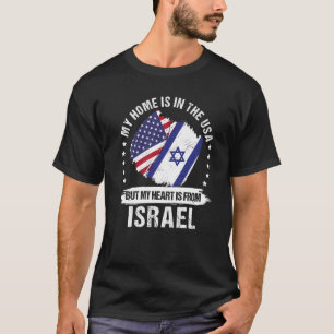 Camiseta Patriota Americano Israel Bandeira Raiz Israelita