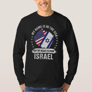 Camiseta Patriota Americano Israel Bandeira Raiz Israelita
