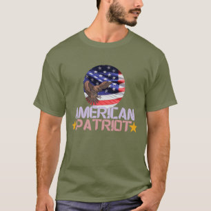 Camiseta Patriota Americano – Presente Ousado para o Dia da