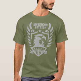 Camiseta Patriota Americano - Verde Combate