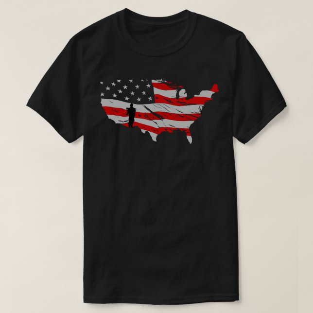 Camiseta Patriota da Liberdade (Frente do Design)