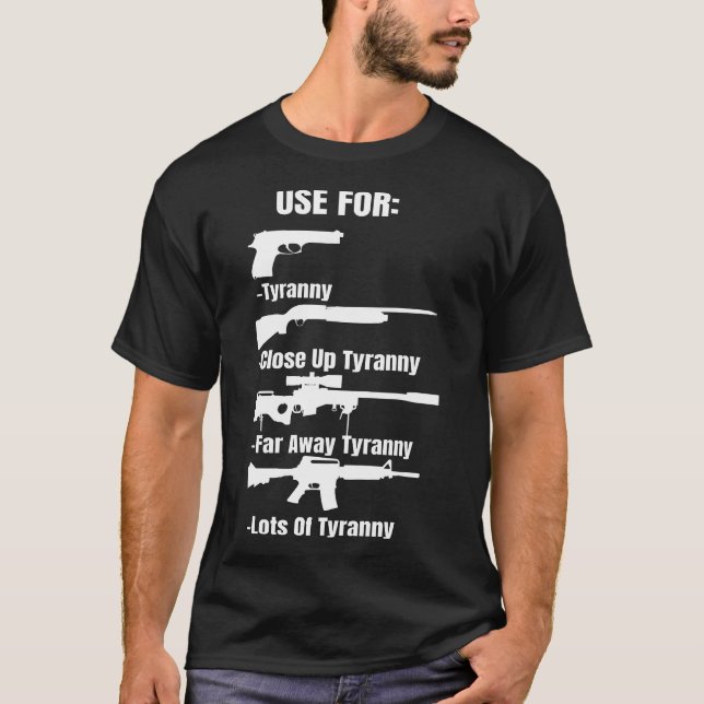 Camiseta Patriota do Entusiasta Gun Lover de Emenda do segu (Frente)