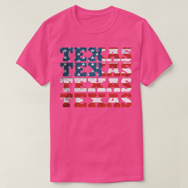 Camiseta Patriota do Texas EUA (Frente do Design)