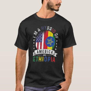 Camiseta Patriota dos EUA Etiópia Bandeira Americana Cresce