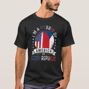 Camiseta Patriota dos EUA República da Checoslováquia Bande
