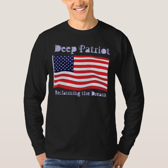 Camiseta Patriota Educado e Parecido (camisetas escuras) (Frente)