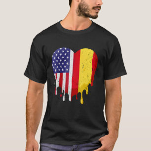 Camiseta Patriota Espanhol Americano Cultivo Terreno Derret