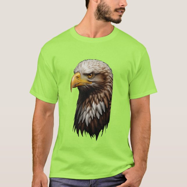 Camiseta Patriota Majestoso: Águia Balda (Frente)