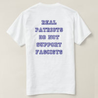 Patriota Patriótico Azul Anti-Fascismo